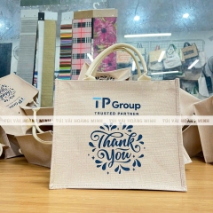 Túi Vải Linen In Logo TP Group