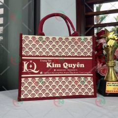 Túi vải linen trang sức Kim Quyên