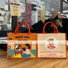 Túi Vải Linen Dr.Owl Academy In Hai Mặt
