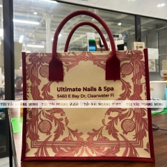 Túi Vải Linen In Logo Ultimate Nails &Spa – Thiết Kế Sang Trọng, Đậm Chất Thương Hiệu