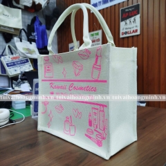 túi vải linen kawaii cosmestics