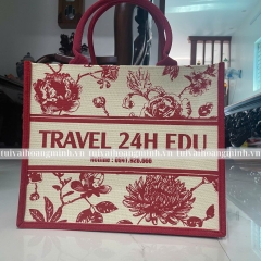 túi vải linen travel 24h edu