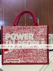 Túi Vải Linen In logo Thương Hiệu ActionAid