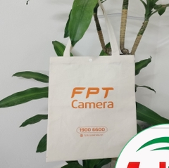Túi vải canvas in logo FPT Camera