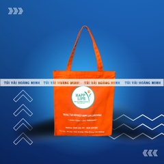 Túi Vải Canvas Quà Tặng Thương Hiệu Happy Life – Giải Pháp Quảng Bá Bền Vững & Chuyên Nghiệp