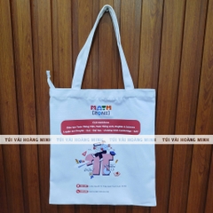 Túi Vải Canvas In Logo MathZone – Giải Pháp Quà Tặng Giáo Dục Thân Thiện
