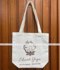 Túi Vải Canvas In Logo Shanti Yoga – Quà Tặng Thương Hiệu Bền Vững