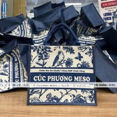 Túi Vải In Logo Cúc Phương Meso – Thiết Kế Nổi Bật Nhận Diện Thương Hiệu