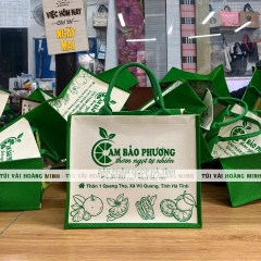 Túi vải linen Cam Bảo Phương – Quà tặng nông sản OCOP cao cấp