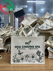 Túi Vải Linen In Logo Hoa Chương Spa