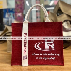 Túi vải linen in logo Công Ty Cổ Phần PVN