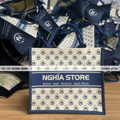 Túi Vải Linen In Logo NGHĨA STORE