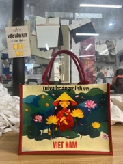 Túi Vải Linen In Hình Việt Nam - Mang đậm ý nghĩa dân tộc