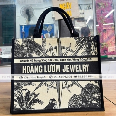 Túi Vải Linen In Logo HOÀNG LƯƠM JEWELRY