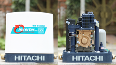 Máy bơm nước Inverter Hitachi WM-P400GX ( Máy bơm nước tăng áp Hitachi biến tần 400W )