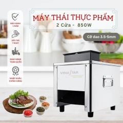 Máy cắt thái thực phẩm 2 cửa. Thái thịt, rau củ quả nhanh gọn.