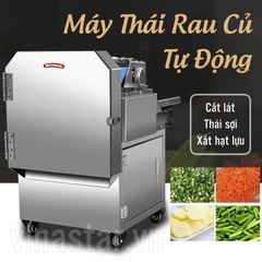 Máy Thái Rau Củ Loại Băng Chuyền Năng Suất Công Nghiệp