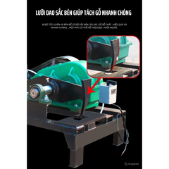 Máy Bổ Củi Động Cơ Điện 3 PHA 5.5KW