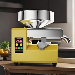 Máy Ép Dầu Gia Đình Có Bảng Nhiệt R8S