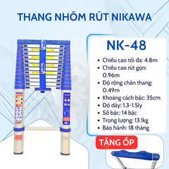 Thang rút đơn Nikawa NK-48 (4,8m)
