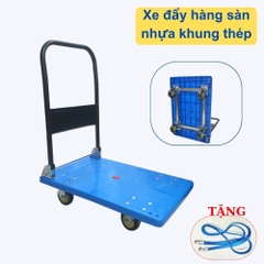 Xe đẩy hàng sàn nhựa 4 bánh TS-100N (100-150kg)