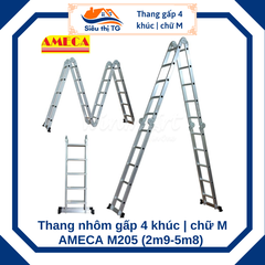 Thang gấp 4 khúc Ameca AMC-M205 (2.9m)
