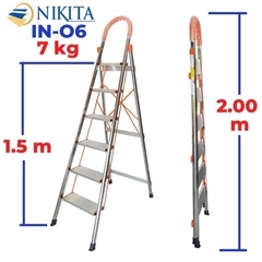 Thang Ghế Inox 6 Bậc  Nikita NKT-IN06