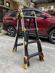 Thang nhôm gấp (rút lồng) đa năng Benboo BB-44 4 bậc