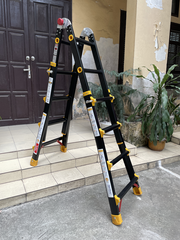 Thang nhôm gấp (rút lồng) đa năng Benboo BB-44 4 bậc