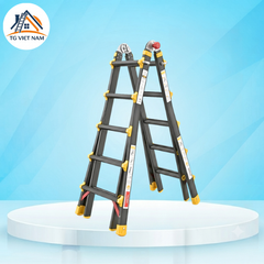 Thang nhôm gấp (rút lồng) đa năng Benboo BB-45 5 bậc