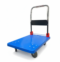 Xe đẩy hàng 4 bánh sàn nhựa khung thép 300kg FWSL-9001