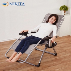 Ghế gấp thư giãn Nikita có khay đựng ly - NIKA 139A