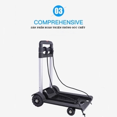 Xe kéo hàng đa năng gấp gọn T52 Tải trọng 100kg