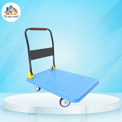 Xe đẩy hàng sàn nhựa bánh chống ồn 300kg FD-N300