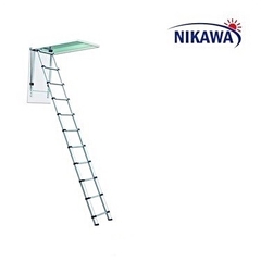 Thang nhôm rút gác xếp DLTL110