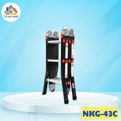 Thang nhôm gấp 4 đoạn Nikawa NKG-43C (1,8m)