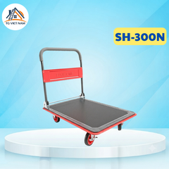 Xe đẩy hàng 4 bánh sàn thép Fujihome SH-300N