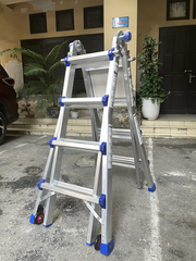 Thang nhôm gấp (rút lồng) đa năng Nikawa NKE-44