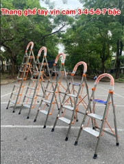 Thang ghế inox 4 bậc IN04