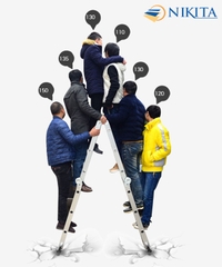 Thang gấp 4 khúc Nikita  NIK44 (TGA47)