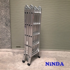 Thang nhôm Gấp 4 Khúc Ninda ND-405 (2.8m)