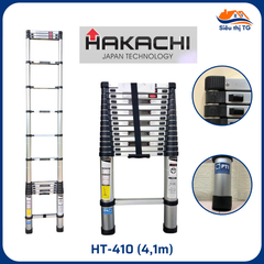 Thang nhôm rút 4,1m Hakachi HT-410CP