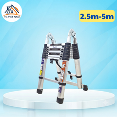 Thang rút chữ a Daichi màu đen 2.5+2.5m TDA-25+25