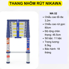 Thang rút đơn Nikawa NK-32 (3,2m)