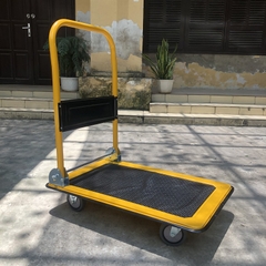Xe đẩy hàng sàn thép bánh chống ồn HL-150 (100-150kg)