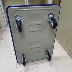 Xe đẩy hàng 4 bánh sàn thép Fujohome SH-300