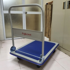 Xe đẩy hàng 4 bánh sàn thép Fujohome SH-300