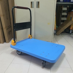 Xe đẩy hàng sàn nhựa bánh chống ồn 300kg FD-N300