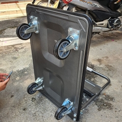 Xe đẩy hàng 4 bánh phủ nhám Advindeq HT-320 (320kg)