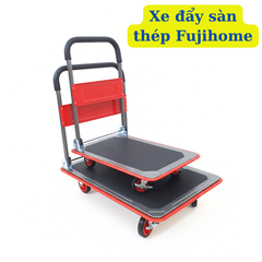 Xe đẩy hàng 4 bánh sàn thép Fujihome SH-300N